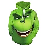 ZDDHOODY Weihnachten Kapuzenpullover Sweatshirt Damen Herren Langarm Casual Pullover Tunika Bluse Shirts Tops Latzhut Kordelzug Outdoor Casual Oberteil Sportpullover Sweatjacke Lang