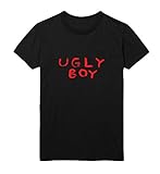 Ugly Boy Die Antwoord Herren Men Men's T-Shirt Black Shirt Baumwolle Organic Cotton Gute qualität Mens LG Men Black T-S