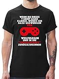 Nerd Geschenke - Wenn du Dieses T-Shirt lesen Kannst Gamer - M - Schwarz - Tshirt wenn du das lesen Kannst - L190 - Tshirt Herren und Männer T-S