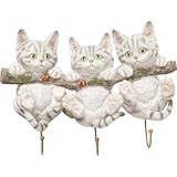 Kare Wandhaken Three Mini Cats, 20.5x28.5x11