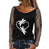 Basic Langarmshirt Zero Bluse Patchwork Jacke Damen Bluse mit Schleife Pullover Damen Patchwork Jacke Damen Strickpullover Damen rot Tshirt verlängerung Damen Bluse grau D