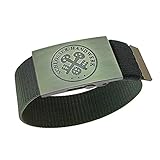Gravurmanufaktur Hosengürtel Schlosser Handwerk und Zunftzeichen - Nylongürtel 4cm breit - Länge 120 cm - kürzb