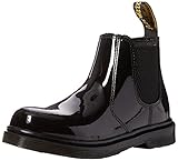 Dr. Martens Jungen Unisex-Kinder Banzai Patent Lamper Chelsea Boots, Schwarz (Black), 29 EU