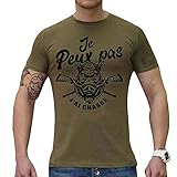 T-Shirt Jasseurs – Je Peux Pas j'Ai Jagd, kaki, XL