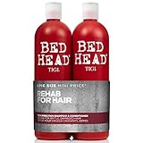 Bed Head by Tigi Urban Antidotes Resurrection Shampoo und Conditioner für geschädigtes Haar, 750 ml, 2 Stück