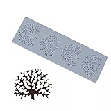 LINWEI Korallenform Schokoladenschablone Form Kuchen Dekorieren Seegras Blatt Silikonform Für   Fondant Dekoration Zucker Spitze Schleier M