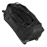 Eagle Creek Cargo Hauler - superleichte Reisetasche mit Rollen und Rucksacktragegurten mit 130 L Volumen passend für Reisen von 2-3 Wochen I abrieb- & wasserbeständiges Gewebe, Jet Black, EC0A48Y1281