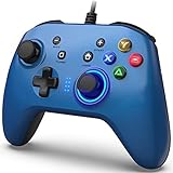 Game Controller Wired, Gamepad mit Dual Vibration PC Gaming Controller für PS3, Switch, Windows 10/8/7, PC, Laptop, TV Box,
