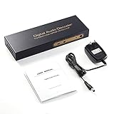 HHuin 1080P Digital Audio Decoder HDMI-kompatibel zu HDMI-kompatibel/VGA/SPDIF / 5.1 Surround Sound Converter Adapter JP-Steck