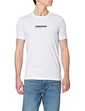 Calvin Klein Jeans Herren Mirror Logo Slim FIT Tee T-Shirt, Bright White, L