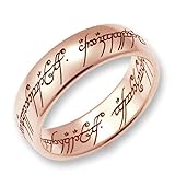 Herr der Ringe/Hobbit Schmuck by Schumann Design der EINE Ring aus massivem 333 Rotgold ORIGINAL