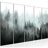 Bild Wald Natur Kunstdruck Vlies Leinwandbild Wanddekoration Wohnzimmer Schlafzimmer 032356b