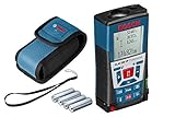 Bosch Professional Laser Entfernungsmesser GLM 250 VF (Zieloptik für den Außenbereich, max. Messbereich: 250 m, 4x 1,5-V Batterie, Tragschlaufe, Schutztasche)