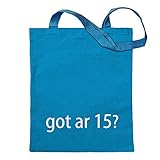 Kiwistar got AR 15? Tragetasche Baumwolltasche Stoffbeutel Umhängetasche Langer Henk