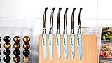 Laguiole en Aubrac 6-teilig, Steakmesser Set, Edition HYBRID, brillant, Wü