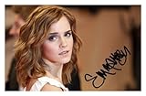 Emma Watson Autogramme Signiert 21cm x 29.7cm Foto Plak