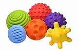 Fancy Baby Sensorik Balls - Babyspielzeug ab 0 3 6 8 Monate, Greifball für Babys, Multi Texturierte Motorikspielzeug, Massagebälle, Pekip Spielzeug, Baby B