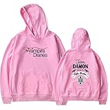 YUANOU The Vampire Diaries Kapuzenpullover Sweatshirt Cool Logo Casual Pullover Streetwear Lang