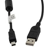 GIGAFOX® Ladekabel, Datenkabel, USB-Kabel, Sync-Kabel, Ersatzkabel für Olympus Digitalkamera TG-1, TG-2, TG-3, TG-4, TG-320, TG-620, TG-630