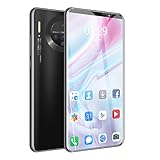 Lsqdwy 3G-Handys, SIM-frei und entsperrt Schönes Android-Smartphone, 6,26 Zoll IPS-Display, 4000mAh Akku, Dual-SIM-Dual-Kameras Langlebige Handys (Farbe : Schwarz)