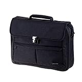 Laptoptasche Motion für 17 Zoll Notebooks, Umhängetasche aus 600D Polyester mit Organizer-F