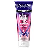 Eveline Cosmetics Slim Extreme 4D Professional Anticellulite Straffende Creme Körper | 250 ML | Superkonzentriertes Serum für die Nacht mit Ultraschall-Effekt | Glatte und Feste H