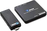 Orei Wireless Pro HDMI Extender Transmitter & Receiver Dongle 1080P Kit – bis zu 30 m – Perfekt für Streaming von Laptop, PC, Kabel, Netflix, YouTube, PS4 zu HDTV/Projek