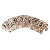 100 Stück/Set Baumscheiben aus natürlichem Holz Weihnachtsbaumbehänge Urlaubsparty-Zubehör für Hochzeitstisch Streuornamente natürliche unbehandelte Holzscheiben Ornamente zum B