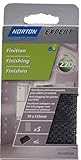 Norton Sandpapier/Schleifpapier für Gips/Putz, 70 mm x 125 mm, Körnung 220, 5 Stück