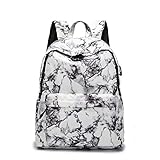 Dr&Phx Damen Für Umhängetasche Neu 13,3 14 15,6 Zoll Reise Marmor Großer Rucksack Frauen USB Schulrucksack Für Jugendliche Taschen Computer Paket Marmor Muster Heißer 15,6 Zoll M