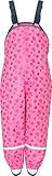 Playshoes Baby-Mädchen Regenlatzhose Herzchen Regenhose, Rosa (Pink 18), (Herstellergröße: 80)
