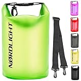 Dry Bag 10L Wasserdichter Beutel - (Grün) Packsack Und Strandsafe Dokumententasche Für, Strand, Kanu, Stand Up Paddling, T