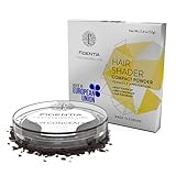 Fidentia Hair Shader 12g | Made in EU | Haar Concealer Puder zur Haarverdichtung, Ansatz & Geheimratsecken kaschieren - Dunkelb