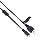 USB UC-E6 Kabel 8pin Datenkabel Kompatibel mit Fujifilm X10 / X20 / XF1, FinePix JX650 / JX660 / JX675 / JX680 / AX385 / AX500 / AX510 / AX550 Digitalkameras Synchronisation und Bildübertragung