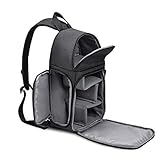 BAIGIO Kameratasche Wasserdicht Kamera Sling Rucksack Spiegelreflexkamera Schultertasche für DSLR SLR Kamera Objektiv und Zubehör (Schwarz)