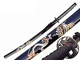 Katana Drache Schwert echt Metall Nicht Scharf Samurai Schwert aus Stahl mit Einer Scheide zur Dekoration für einen Sammler oder als Geschenk 4KM80-405B