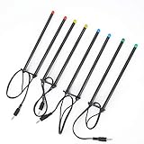 Hirisi Tackle LED Snag Ears Bar zum Karpfenangeln mit LED-Licht, Farbe rot, blau, grün, gelb