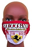 Stuttgart Maske 2.0, Vermummungsmaske, Stuttgart Community Maske, Stuttgart Fußballmaske, Alltagsmaske, Stuttgart Gesichtsmask