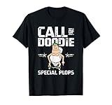 Call of Doodie Special Plops Funny Nerd Gamer Duty Player T-S