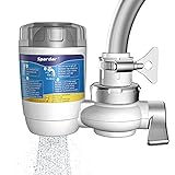Spardar Wasser Filtersystem, Wasserfilter für den Wasserhahn mit Wasser Filterkartuschen, Passend für Standard-Wasserhähne (07 Wasserhahn-Filter)
