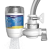 Spardar Wasser Filtersystem, Wasserfilter für den Wasserhahn mit Wasser Filterkartuschen, Passend für Standard-Wasserhähne (07 Wasserhahn-Filter)