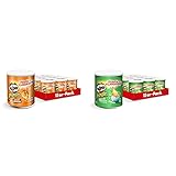 Pringles Sweet Paprika | Paprika-Chips | 12 kleine Dosen für unterwegs (12 x 40g) & Sour Cream & Onion | Stapel-Chips | 12 kleine Dosen für unterwegs (12 x 40g)