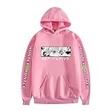 A WARM HOME Lässige Hoodie Männer Und Frauen Pullover Hunter X Hunter Druck T-Shirt Pink-X-Larg