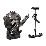 FLYCAM Redking Quick Balancing Videokamera-Stabilisator mit Dovetail schnelle freigeben | Aluminium gemacht, für DSLR BMCC Sony DV Camcorder bis zu 7kg/15.4lb + Tasche (FLCM-RK)