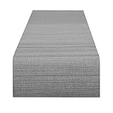 Delindo Lifestyle® Tischläufer Samba, anthrazit, 40 x 160 cm, Fleckschutz, abwaschbar, für Indoor und O
