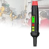 EnweKapu Erdgas Melder, Leckanzeiger für Brennbare Gase, Tragbarer Methangas Detektor, Doppelte Alarmaufforderung, LCD Gasmelder für Lecks Und Propan, Butan Brennbarem Gas, Kanalg