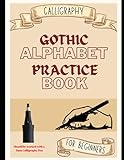 Gothic Calligraphy Alphabet Practice Book