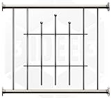 Fenstergitter Royal - Edelstahl geschliffen K240 - frei konfigurierbar Größe Höhe: 0-500 mm; Länge: 0-400