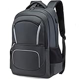 LAPMART Laptop Rucksack Herren Rucksack Damen Anti-Diebstahl Rucksack for Laptop Schulrucksack Multifunktion Business Notebook Tasche Wasserdicht mit USB Ladeanschluss for Arbeit R