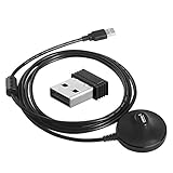 CooSpo ANT+ USB Stick Dongle Empfänger Adapter mit 6.56Ft Verlängerungskabel für Zwift Fahrradtrainer BKOOL/TacX/Rouvy/Elite/PerfPRO Studio/Rouvy/Virtual Runner/CycleOps/Virtual Trainer/TrainerR